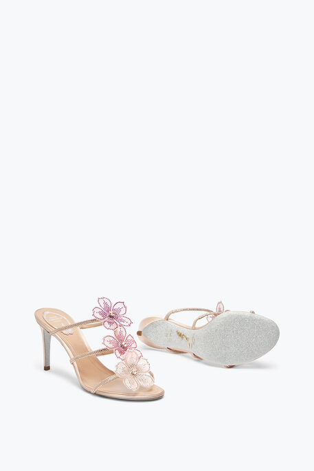 PEACH FLOWER PINK MULE 80