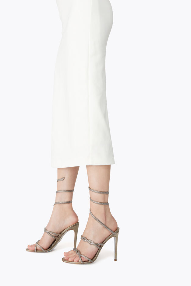 BRAID CLEO DOVE GREY SANDAL 105