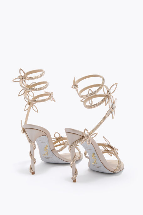 MARGOT CHAMPAGNE SANDAL WITH BUTTERFLIES 105