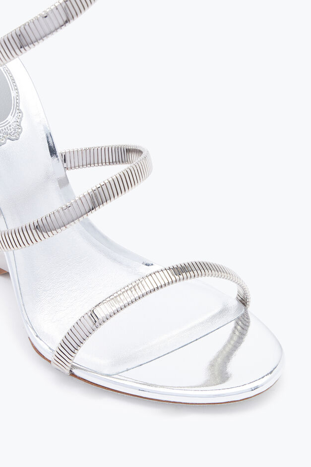 Symphony Mirrored Silver Sandal 105 Symphony Mirrored Silver Sandal 105