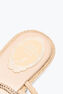 BRAID NUDE FLAT SANDAL 10