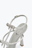 Caterina Crystal Gray Sandal 105