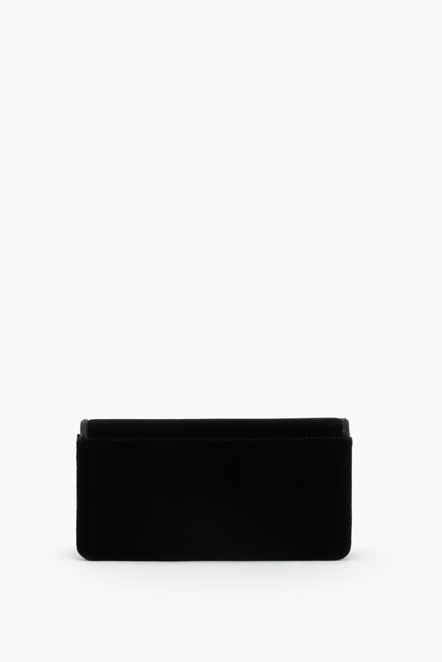 ONDA BLACK VELVET CLUTCH
