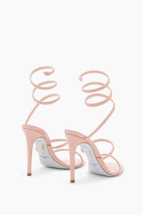 CLEO NUDE PATENT LEATHER SANDAL 105