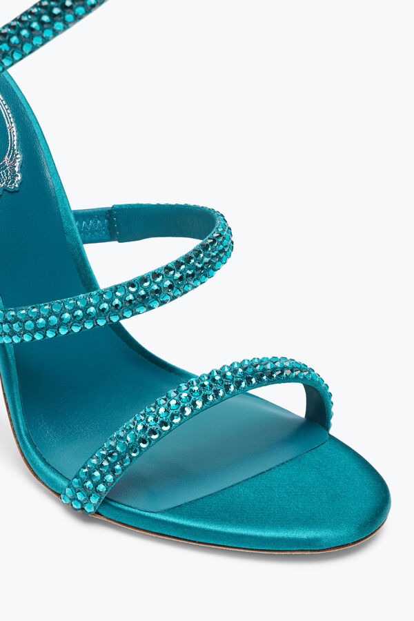 Cleo Torquoise Sandal With Crystals 105