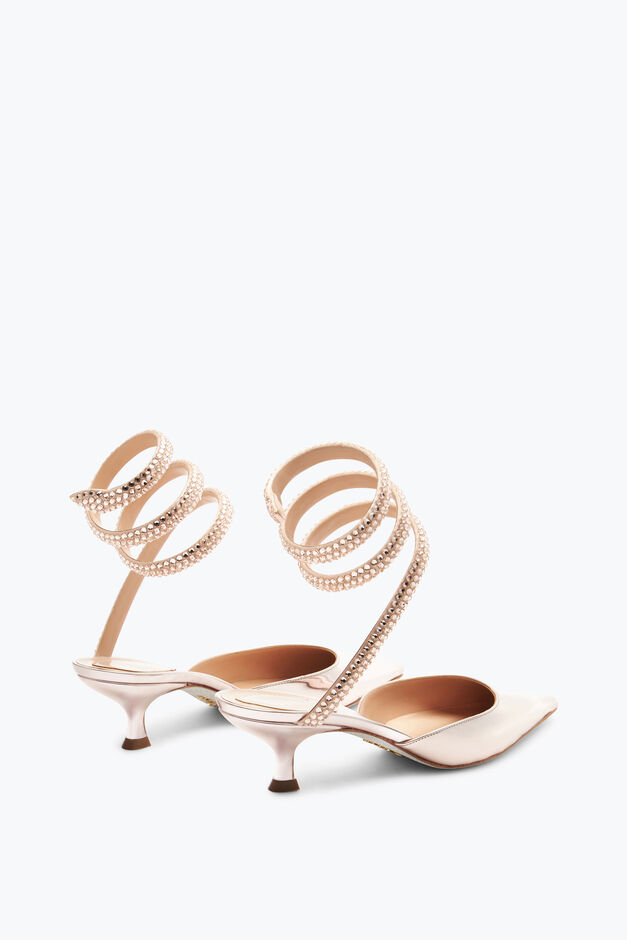 Cleo Rose Gold Pump With Crystals 50 Cleo Rose Gold Pump With Crystals 50