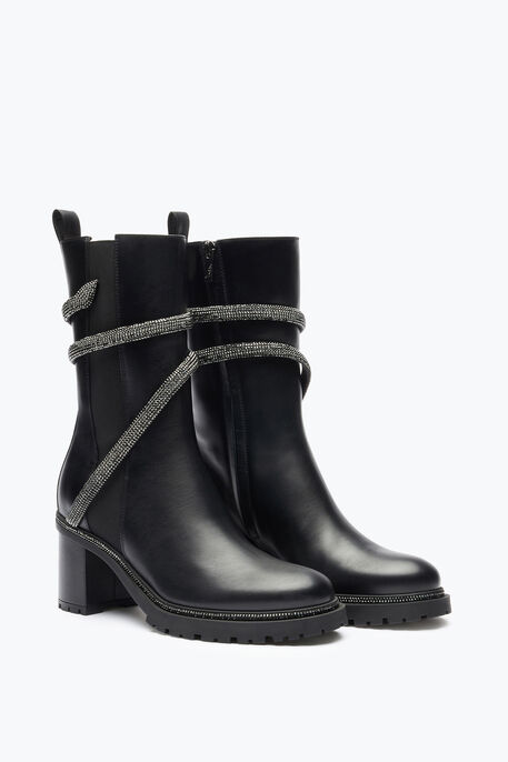 Cleo Crystal Black Bootie 60 Cleo Crystal Black Bootie 60