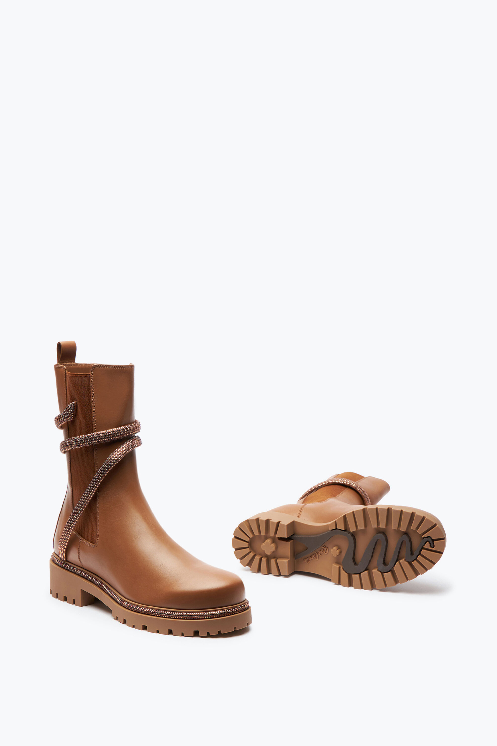 独特の上品 Jeweled ankle boots with heels | Rene Caovilla® 靴