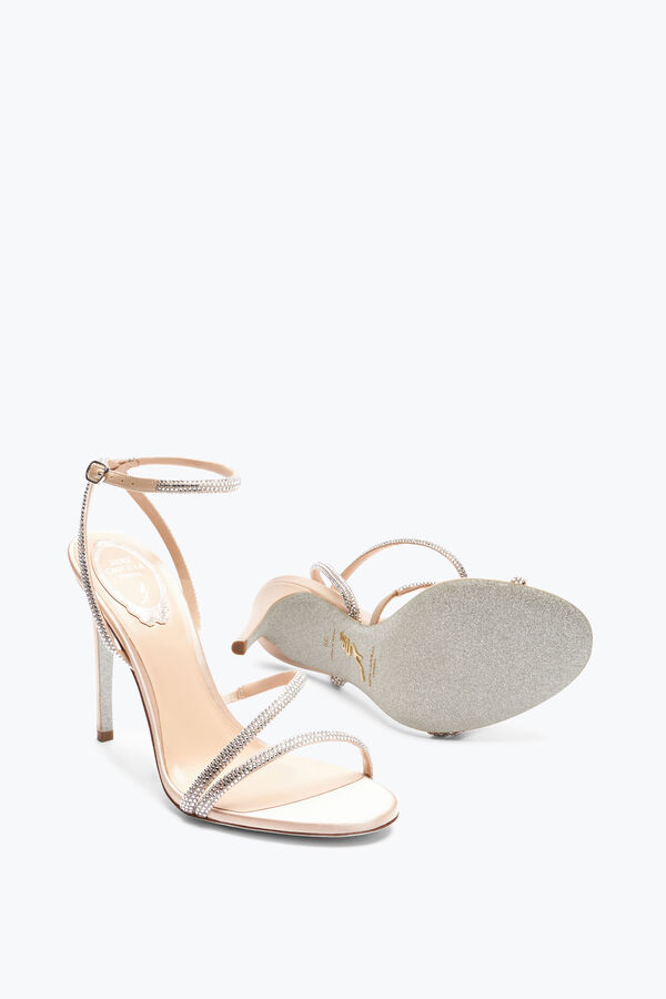 Irina Nude Sandal With Crystals 105