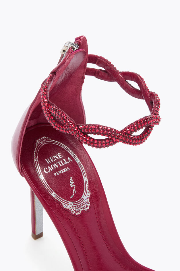 BRAID RED SANDAL 105