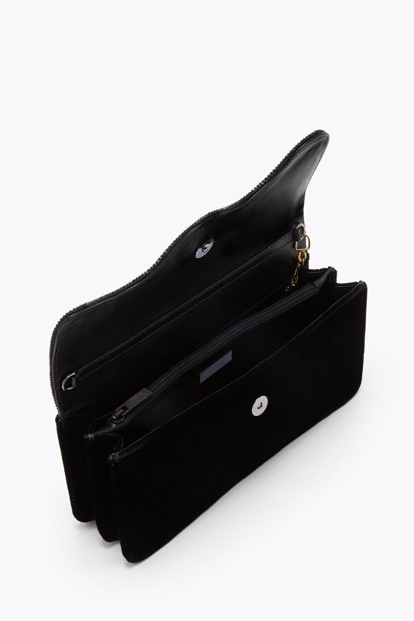 ONDA BLACK VELVET CLUTCH ONDA BLACK VELVET CLUTCH