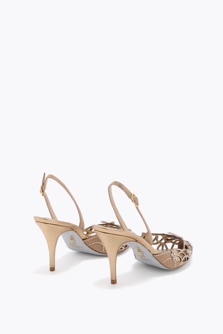 EDEN GOLD SLINGBACK 80