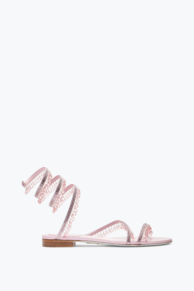 Chandelier Barbie Pink Flat Sandal 10 Chandelier Barbie Pink Flat Sandal 10