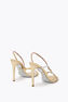 BRAID GOLD SATIN/AURUM-ROSE GOLD STRASS SANDAL