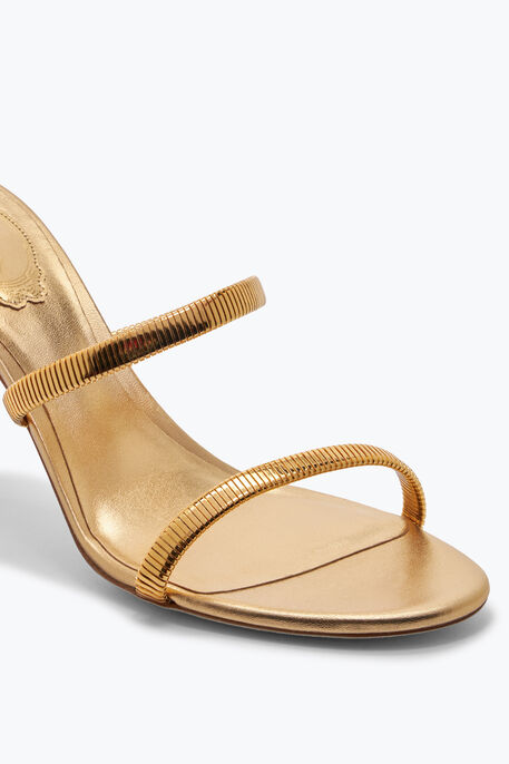 JUNIPER METALLIC GOLD SANDAL 80