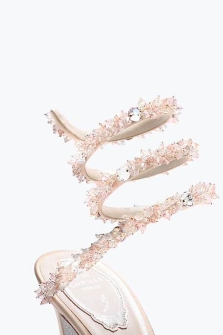 Cinderella Nude Sandal With Serpent 105