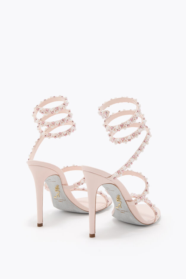 GOLDEN POWDER PINK SANDAL 80