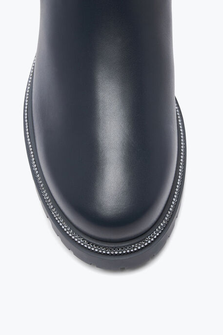 Cleo Grey Bootie With Silver Crystals 25 Cleo Grey Bootie With Silver Crystals 25