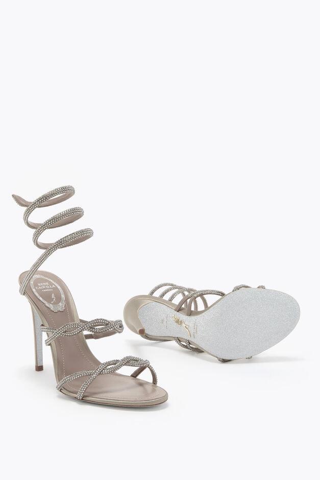 BRAID CLEO DOVE GREY SANDAL 105