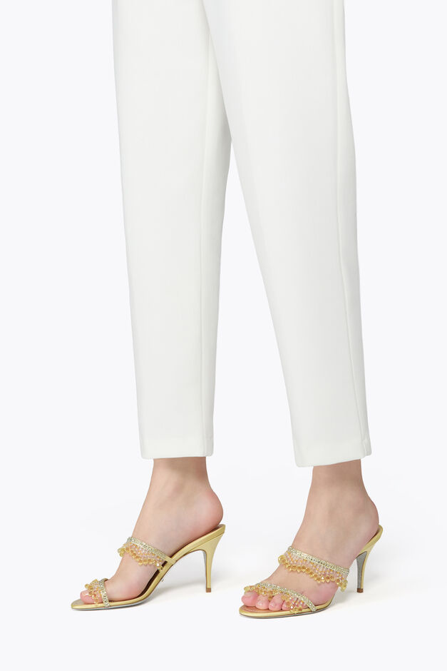 JAHANARA BUTTER YELLOW MULE 80