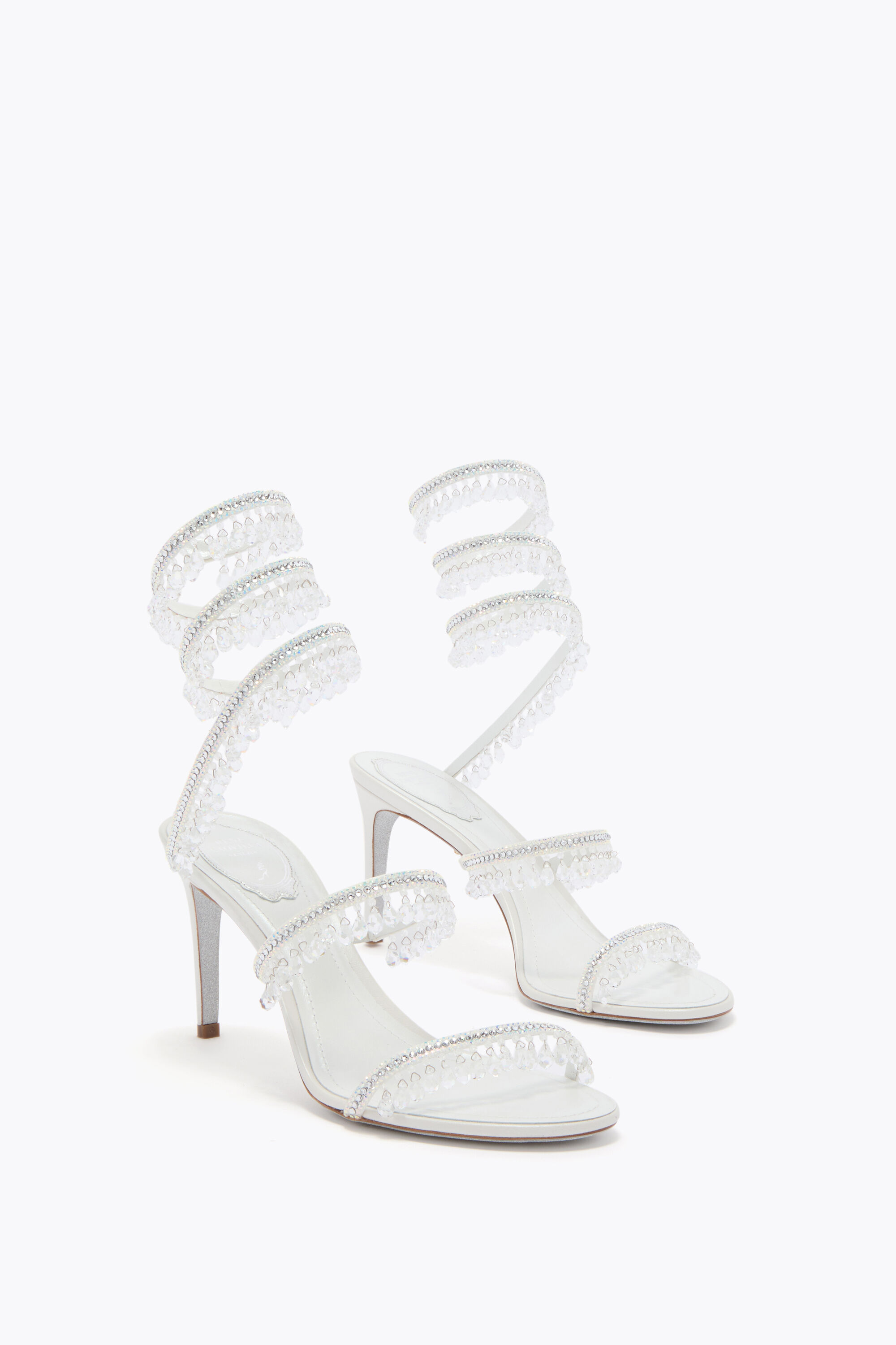 Rene Caovilla® Chandelier: sandals with crystals