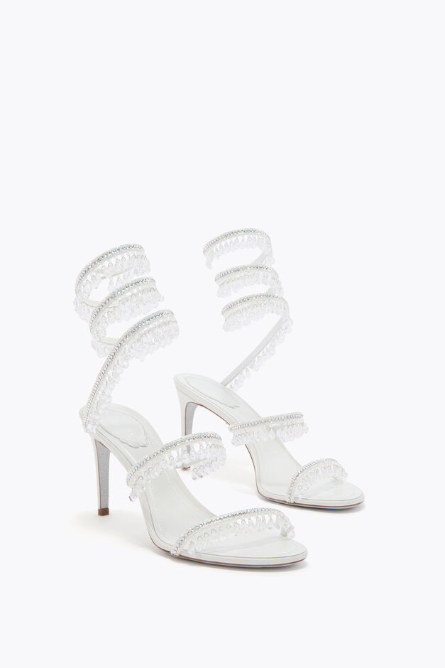 CHANDELIER WHITE SANDAL 80