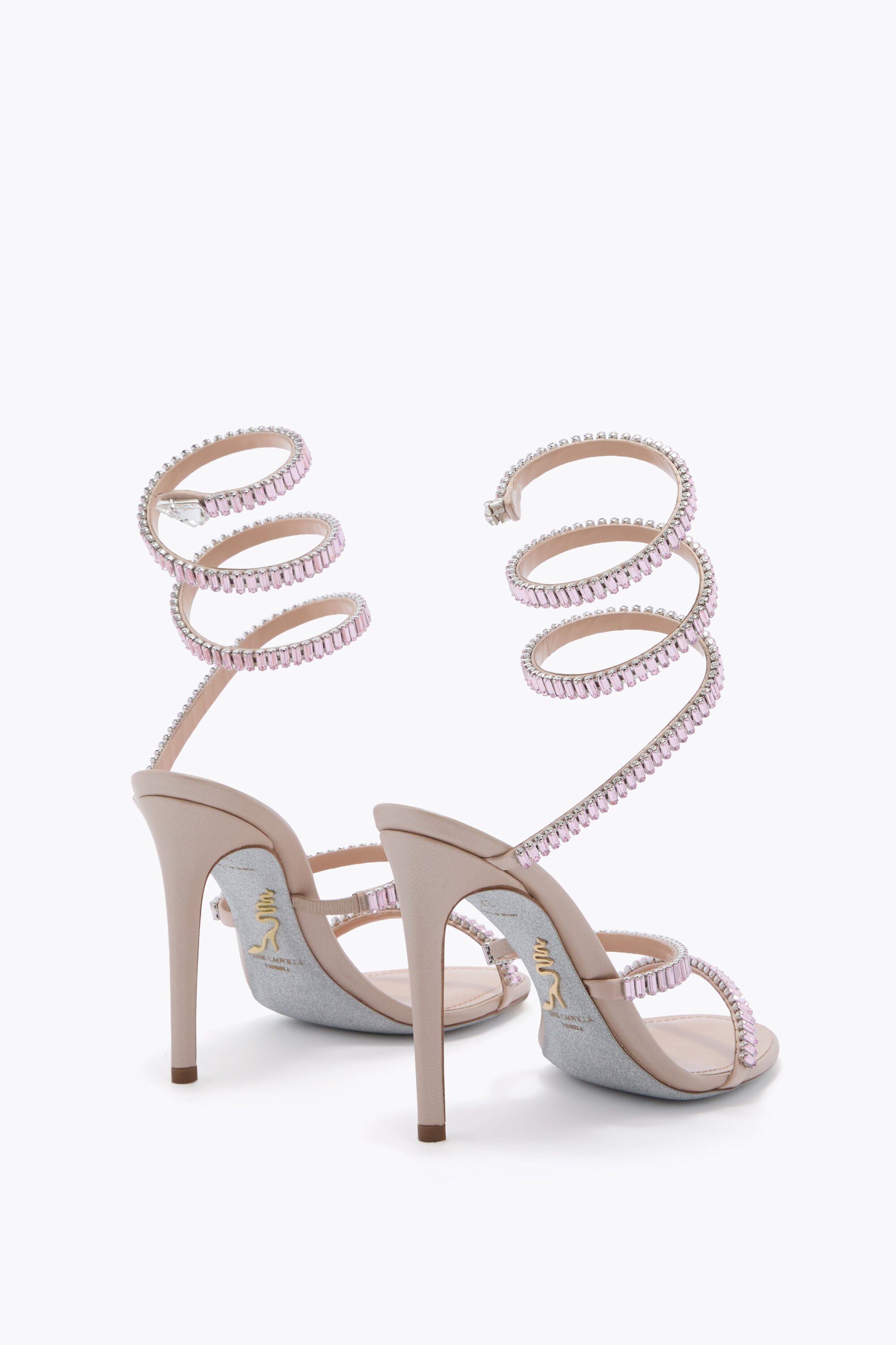 Jeweled sandals with crystals and gems | René Caovilla®