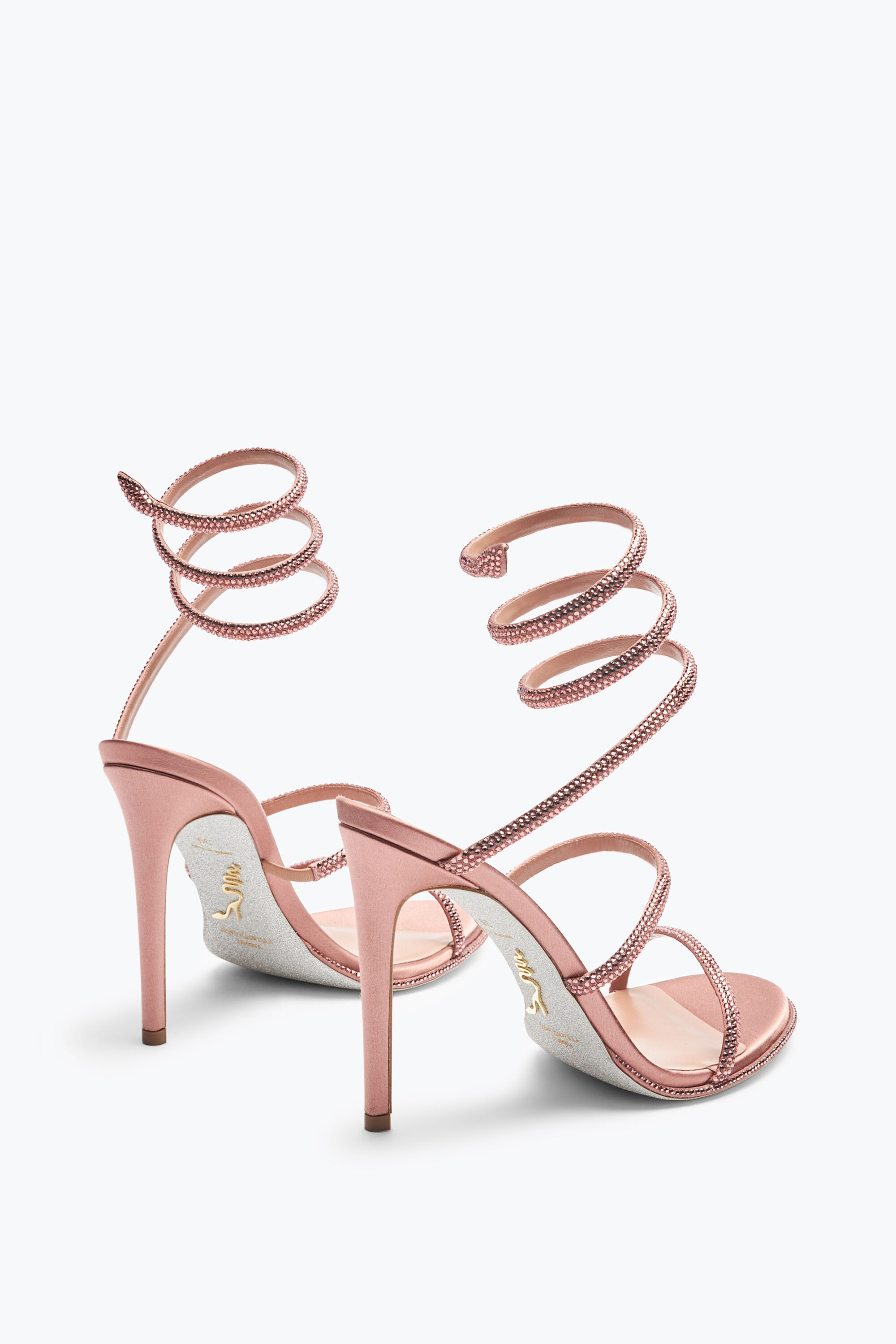サンダル・ミュール Rene Caovilla 'Braid Cleo' sandals (C12542105R001 V104) Jeweled BRAID CLEO IVORY SANDAL 105 | Rene Caovilla®