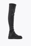 CLEO CUISSARD BLACK LAMB/JET HEMATITE STRASS BOOT