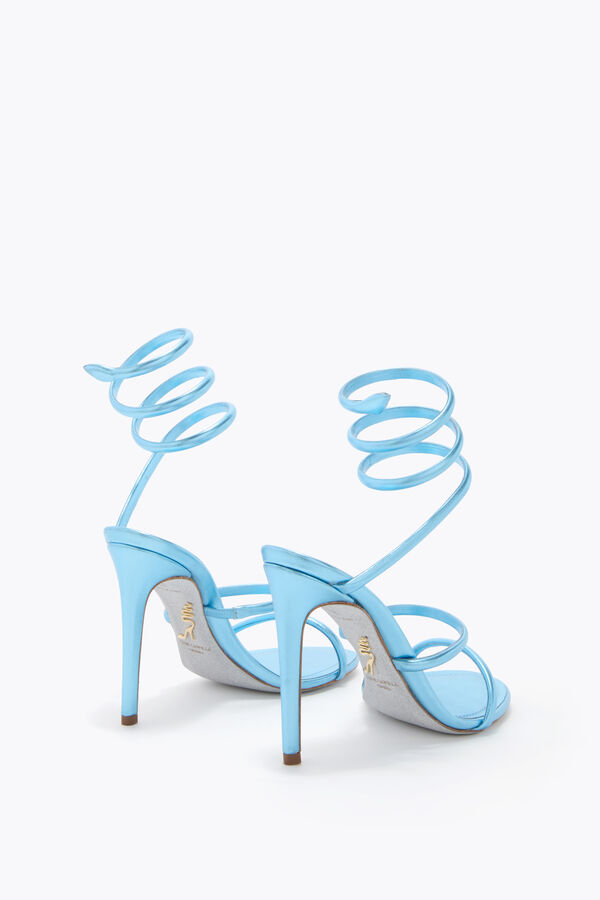 CLEO METALLIC LIGHT BLUE SANDAL 105