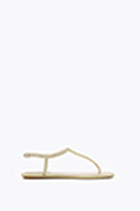 DIANA LEMON YELLOW SANDAL WITH CRYSTALS 10