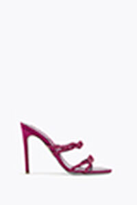 BRAID PORPORA SATIN/RUBY STRASS SANDAL