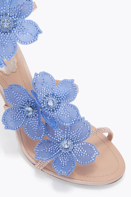 PEACH FLOWER BLUSH PINK AND BLUE SANDAL 80