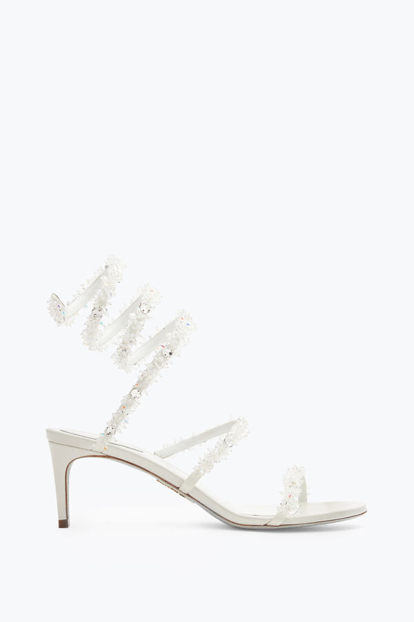 Cinderella White Sandal With Serpent 60