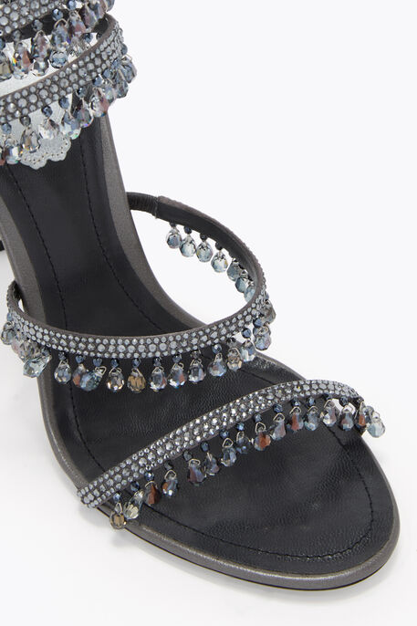 CHANDELIER GUNMETAL SANDAL 105 CHANDELIER GUNMETAL SANDAL 105