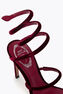 CLEO RUBINO VELVET SANDAL
