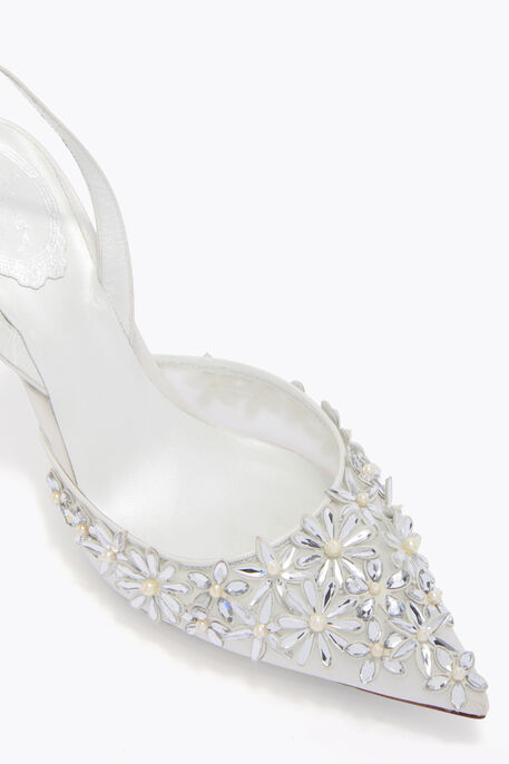 EVA WHITE SLINGBACK 80