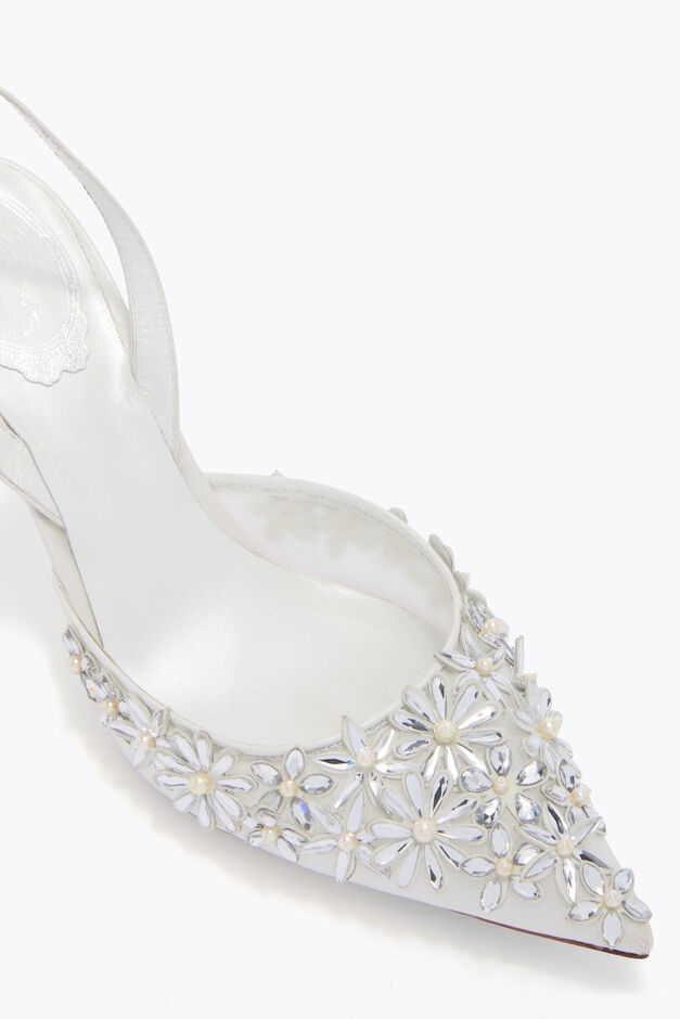 EVA WHITE SLINGBACK 80