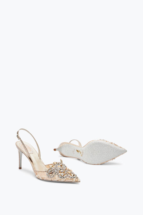 VENEZIANA CHAMPAGNE SLINGBACK 80