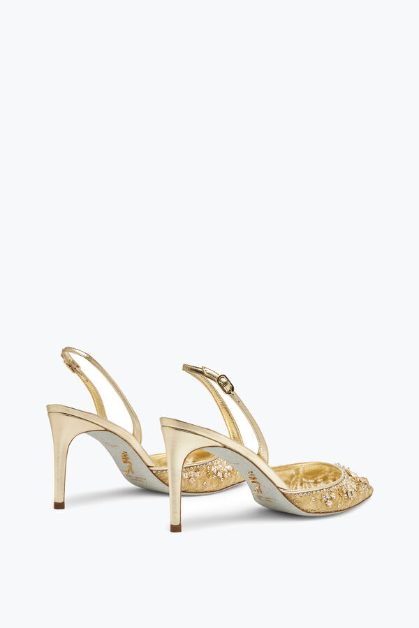 Aretha Gold Slingback 80