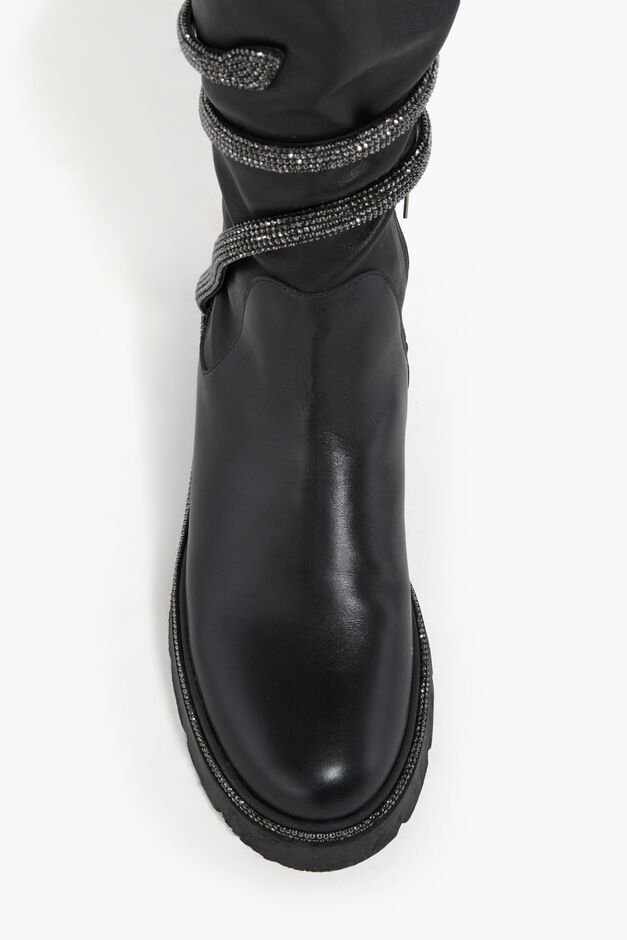 CLEO BLACK CUISSARD BOOT 50
