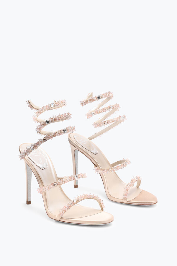 Cinderella Nude Sandal With Serpent 105