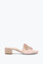 VENEZIANA POWDER PINK SLIDER SANDAL 40
