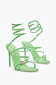 Serpente Mint Green Sandal With Crystals 105