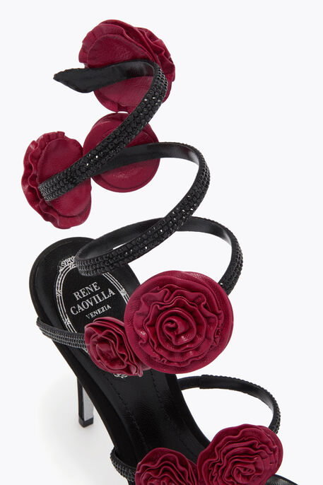 ROSALIA BLACK SANDAL 100