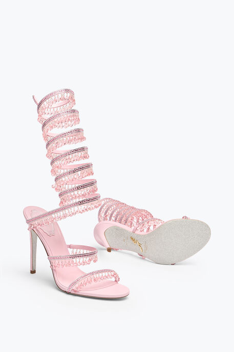 SUPER CHANDELIER POWDER PINK SANDAL 105