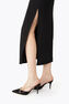 BRAID BLACK SATIN/GOLDEN SHADOW STRASS SLINGBACK