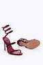 CLEO RUBINO VELVET SANDAL