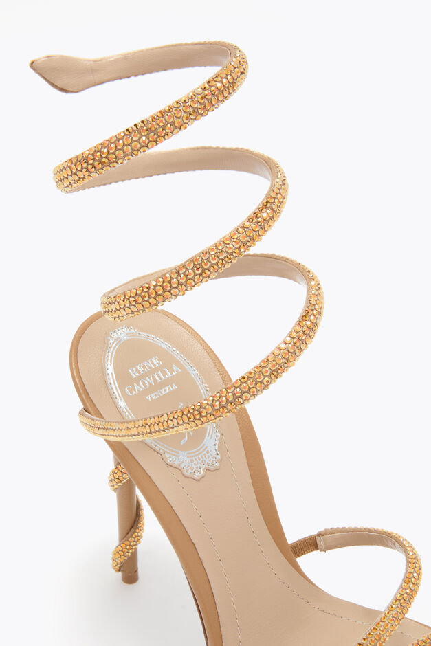 MARGOT HONEY PLATFORM SANDAL 120