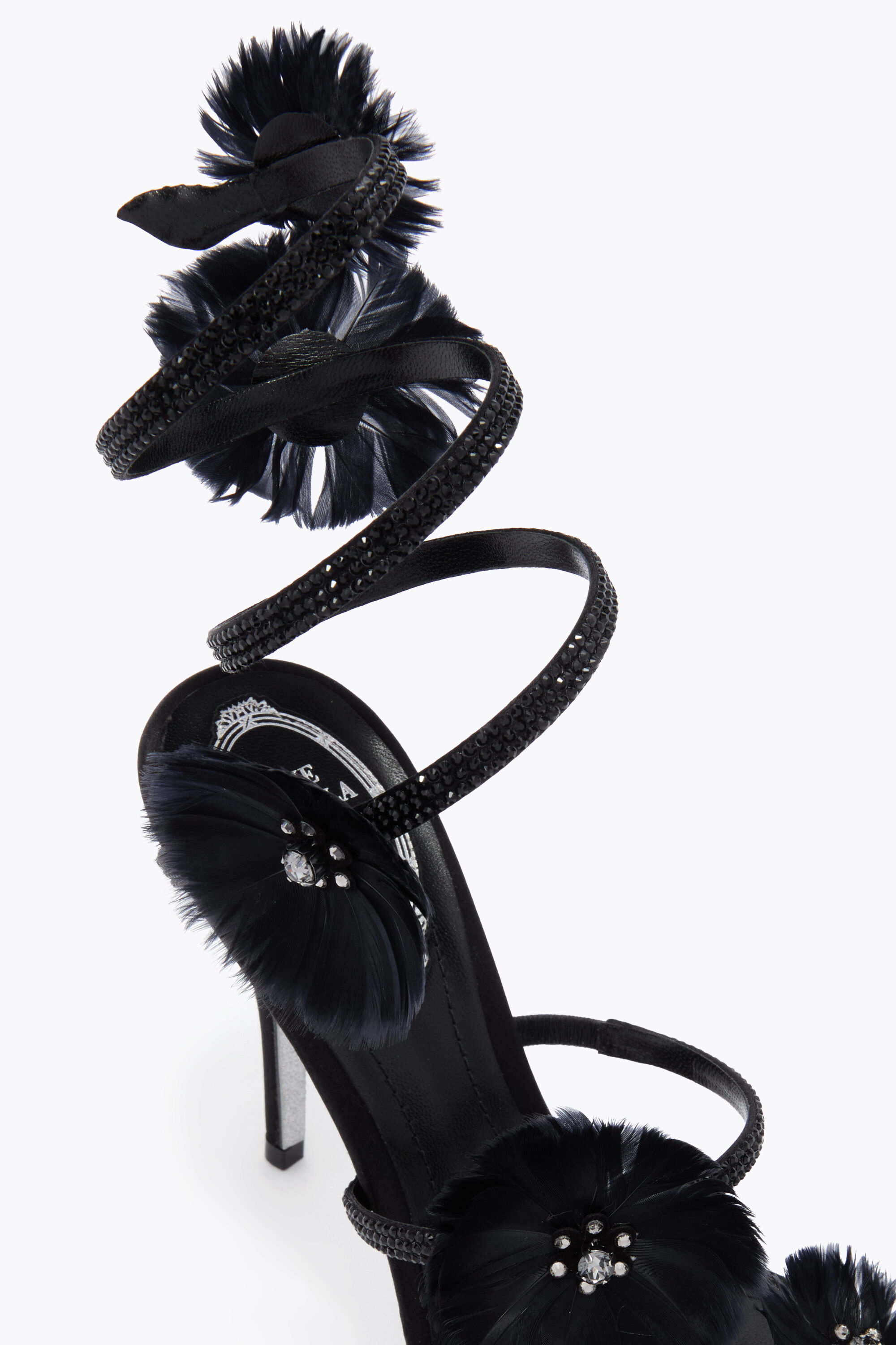 Jeweled sandals with crystals and gems | René Caovilla®